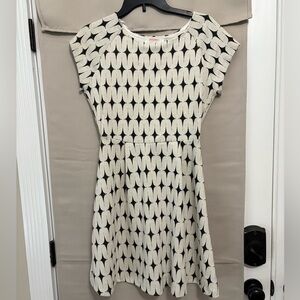 Renee C. Monochrome Geometric Dress